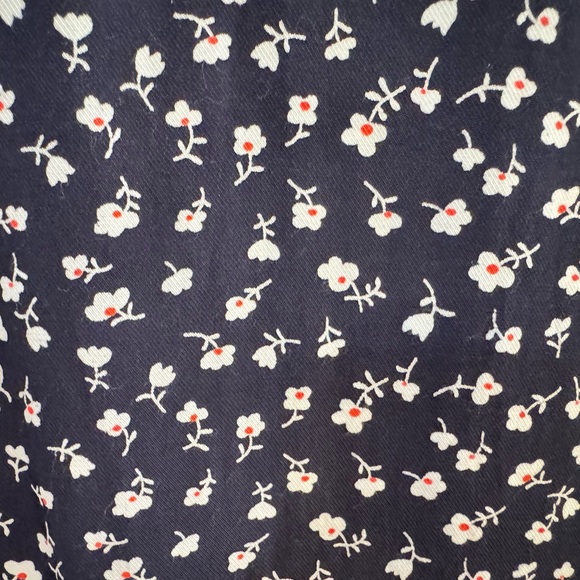 BODEN Floral Blouse Top Size 8 SLIPOVER STYLE Slightly flare sleeves Bac… - Picture 5 of 7